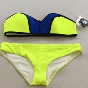 NWT Victoria’s Secret PINK neon swimsuit size L